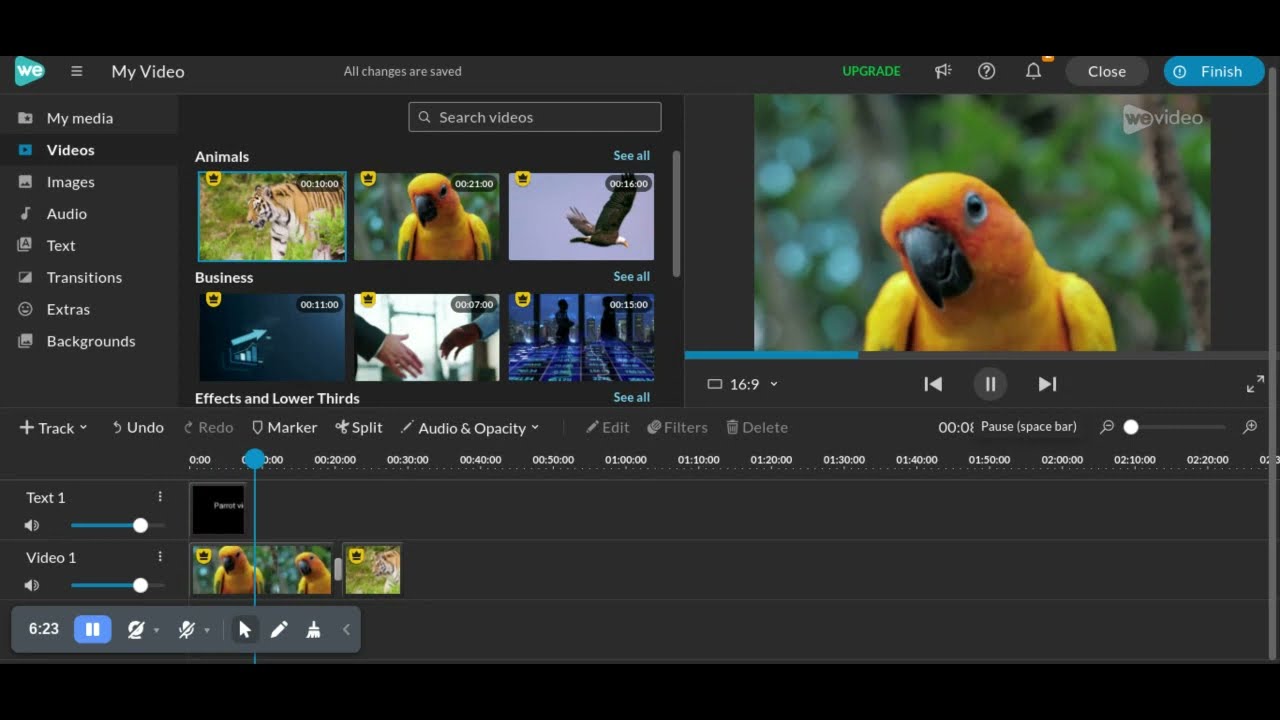Free Online Video Editor   Edit Videos in Minutes   WeVideo