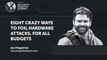 EIGHT CRAZY WAYS TO FOIL HARDWARE ATTACKS, FOR ALL BUDGETS