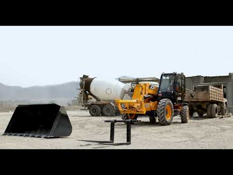 With Q Fit attachment, the all-new JCB Side Engine Telehandler becomes a game-changer across.