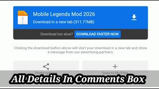 CHEAT ML TERBARU 2026 ANTI BANNED - MOD MENU MAP HACK MOBILE LEGENDS UNLOCK ALL SKIN TERBARU