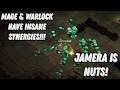 MAGE &amp; WARLOCK ARE INSANE TOGETHER! JAMERA IS NUTS! CHALLENGE TIME! Raiders of Blackveil