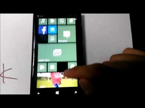 Windows Phone 8 GDR3 and Bittersweet Shimmer demonstrated on a Lumia 920