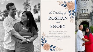 Roshan & Snoby Wedding| St. Thomas Syro Malabar Catholic Church West Hartford| CT Wedding|