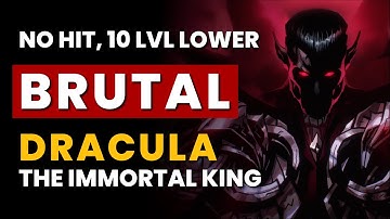 V Rising - BRUTAL Dracula the Immortal King | No Hit, 10 Levels Lower, Frail | 1.0 Boss Kill
