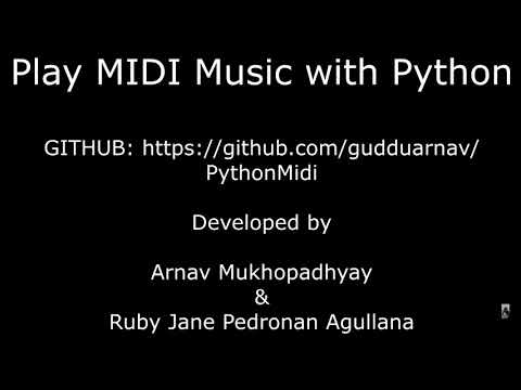 PythonMidi  Play