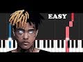 XXXTENTACION - BAD! (EASY Piano Tutorial)
