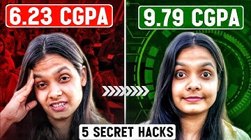 How I Scored 9.79 CGPA | 5 Secret Hacks  #engineering #college