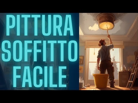 Video: Tecnica di pittura del soffitto fai-da-te