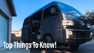 Things To Know Before Buying A Honda Acty! II KEI Van