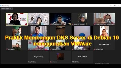 Praktik Membangun DNS Server di Debian 10 menggunakan VMware