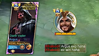 GOODBYE KHALEED META ☠️ THIS NEW ARGUS BUILD IS BACK TO META 🔥 - MOBILE LEGENDS