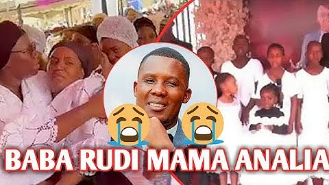 WATOTO WA MARCOS WAWALIZA WATU WALIPOIMBA WIMBO HUU MBELE YA JENEZA LA BABA YAO