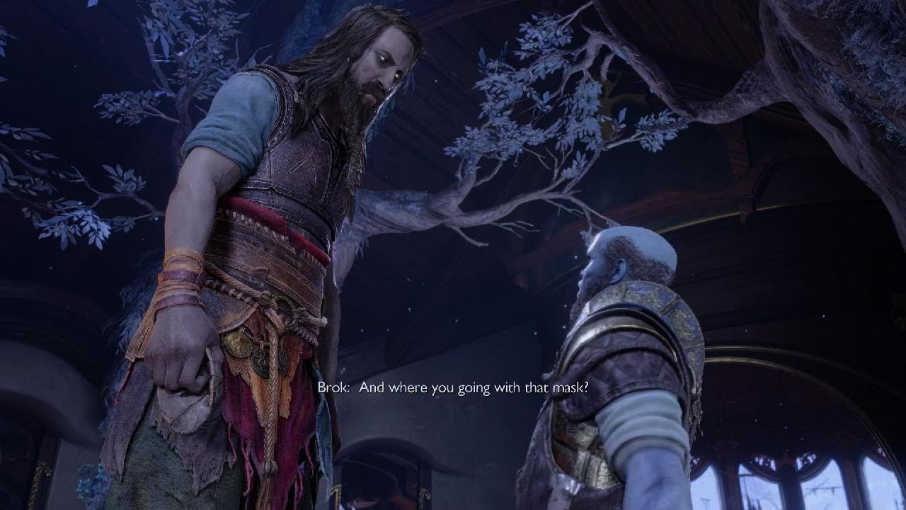 God of War Ragnarök Odin Kills Brok’s and He Reveal´s himself