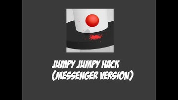 How to hack Jumpy Jumpy Messenger game /Facebook game | Desktop Version | Easy and Safe