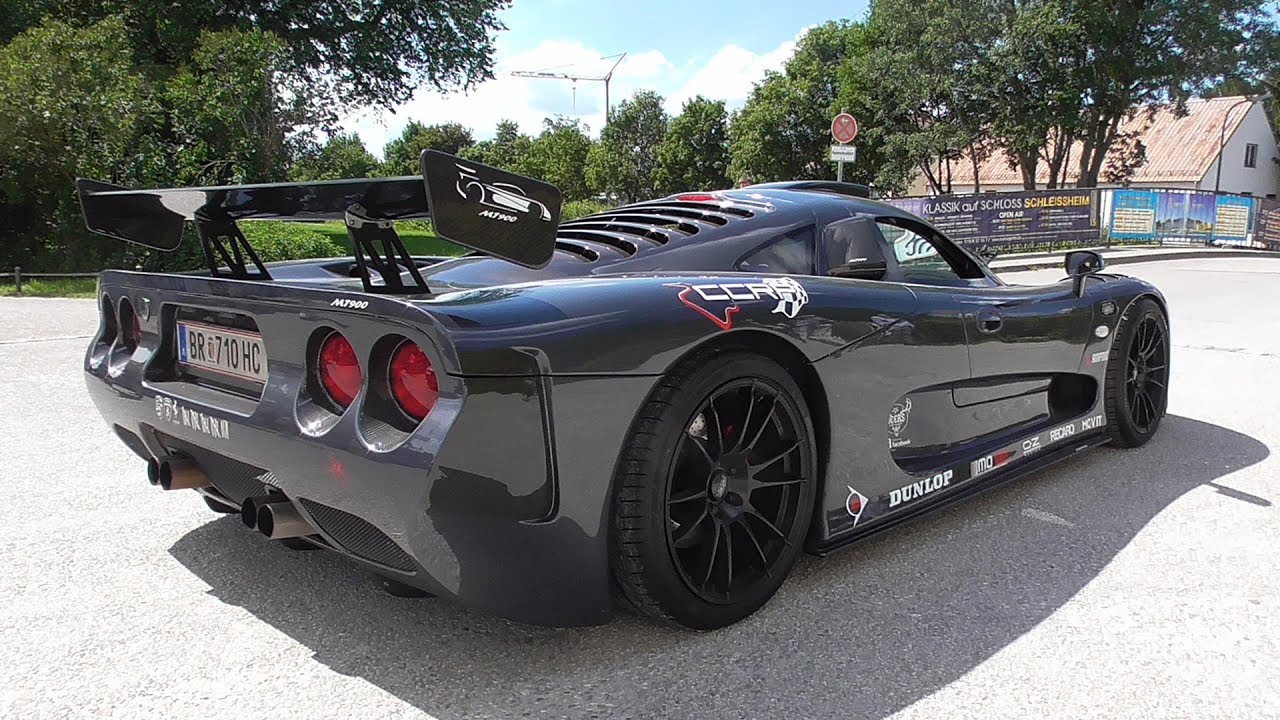 Mosler MT900 | LOUD Acceleration + Rev + Burnout | Munich