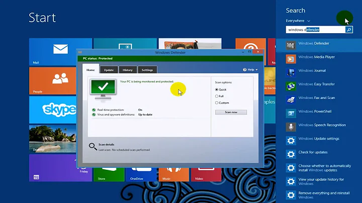 How to Enable Windows Defender - How to turn on Windows Defender in Windows 8.1/8 - Free & Easy