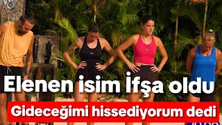 Elenen yarışmacı ifşa oldu. Buradan gideceğimi hissetmiştim