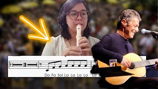 A Banda | Partitura com Notas para Flauta Doce - #multiraqueldias