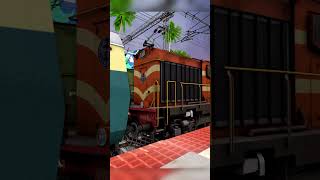 WDG-3A Hauling MEMU 🚂 #Shorts #IndianRailways #WDG3A #MEMU #TrainSimulator #TheRailSH