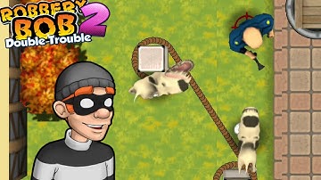 Robbery Bob 2 - Bald Guard Ft Costume Gameplay All levels #6