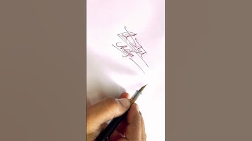 AdiTYA name Signature Style/Best Signature idea #Viralshorts