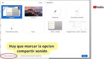 Como compartir en Zoom, videos de Youtube con audio
