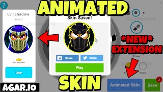 EVIL SHADOW MACRO  *NEW* MOVING SKIN HACK (AGAR.IO MOBILE) اسرع ماكرو و كيف تسوي سكن لفل ٣