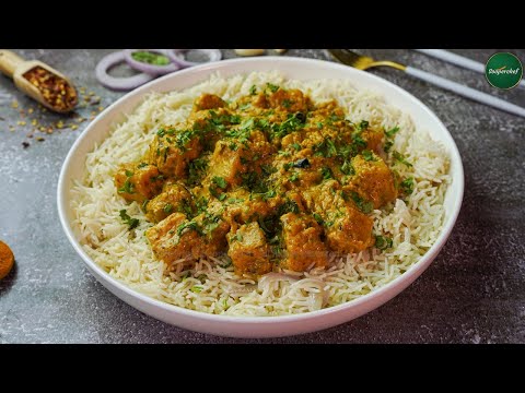 Reshmi Aloo Masala with Tarka Rice Recipe by SooperChef