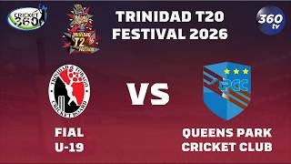 TTCB T20 Festival 2026 | Match 18 | Fial U-19 vs Queens Park Cricket Club