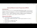 National Malaria Control Programme