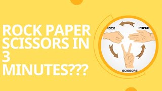 Python: Rock, Paper, Scissors Game in 3 Minutes (Beginner Tutorial)