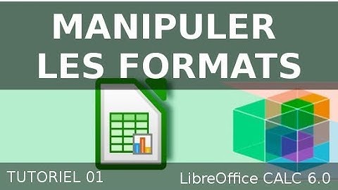Tutoriel 01 - Mise en forme tableau de données - Les formats de cellule