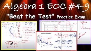 Algebra 1 EOC - #4-9 "Beat the Test" Practice Exam