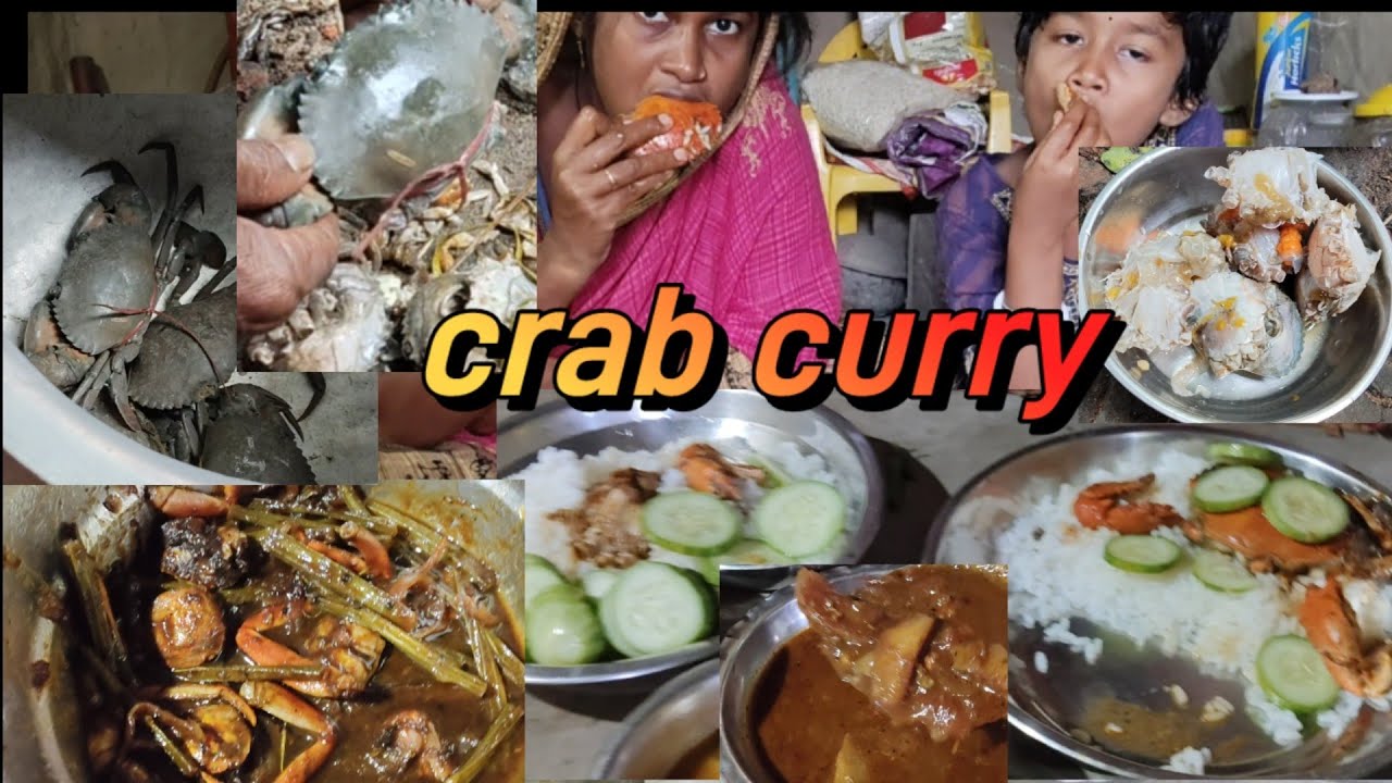 Еда канкада таракари || Крабовое карри; Чита канкада чадачиди // канкада алоо джхола // какуди