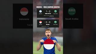 Indonesia Are Going To Win The 2026 World Cup Indonesia 20 Saudi Arabia indonesia