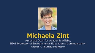 Michaela Zint, Seas Commencement 2021