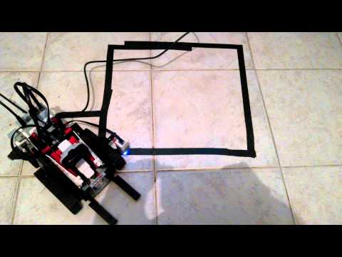 Seguido de lineas Lego Ev3 con Python-ev3 y ev3dev