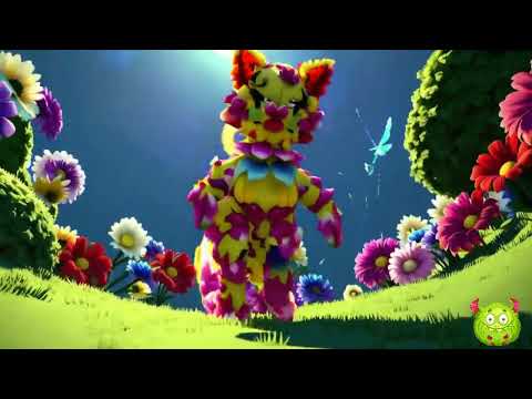 Котик із квітів Весела дитяча пісенька