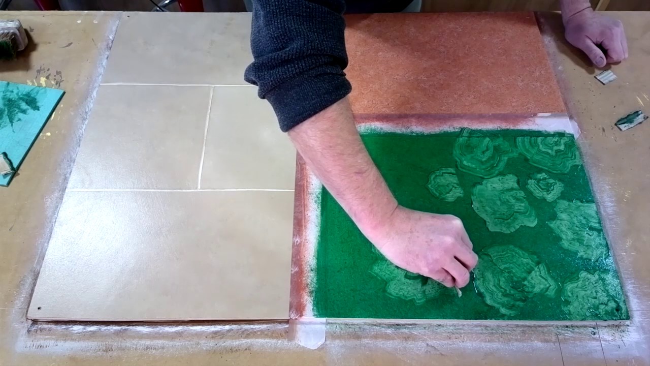 Faux Malachite Stone