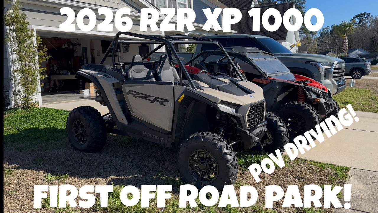 Taking The 2026 RZR XP 1000 To it's First Off-Road Park!! - YouTube