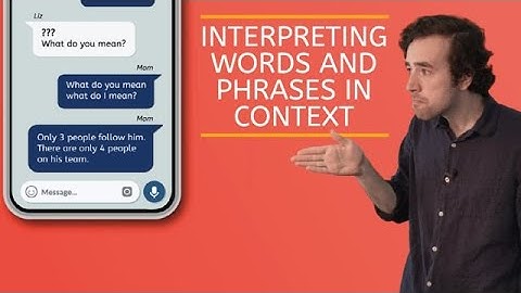 Interpreting Words and Phrases in Context - Literary Analysis