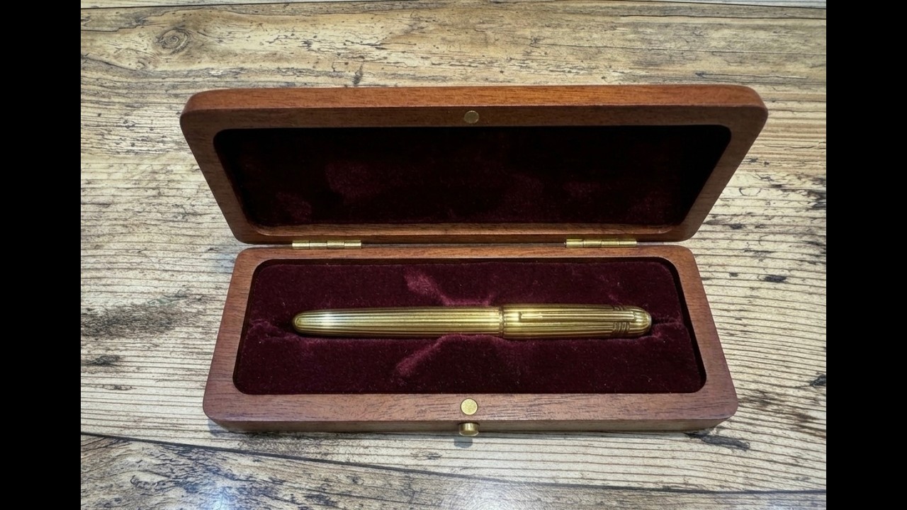 CARTIER LOUIS CARTIER GOLD PLATED TRINITY FOUNTAIN PEN