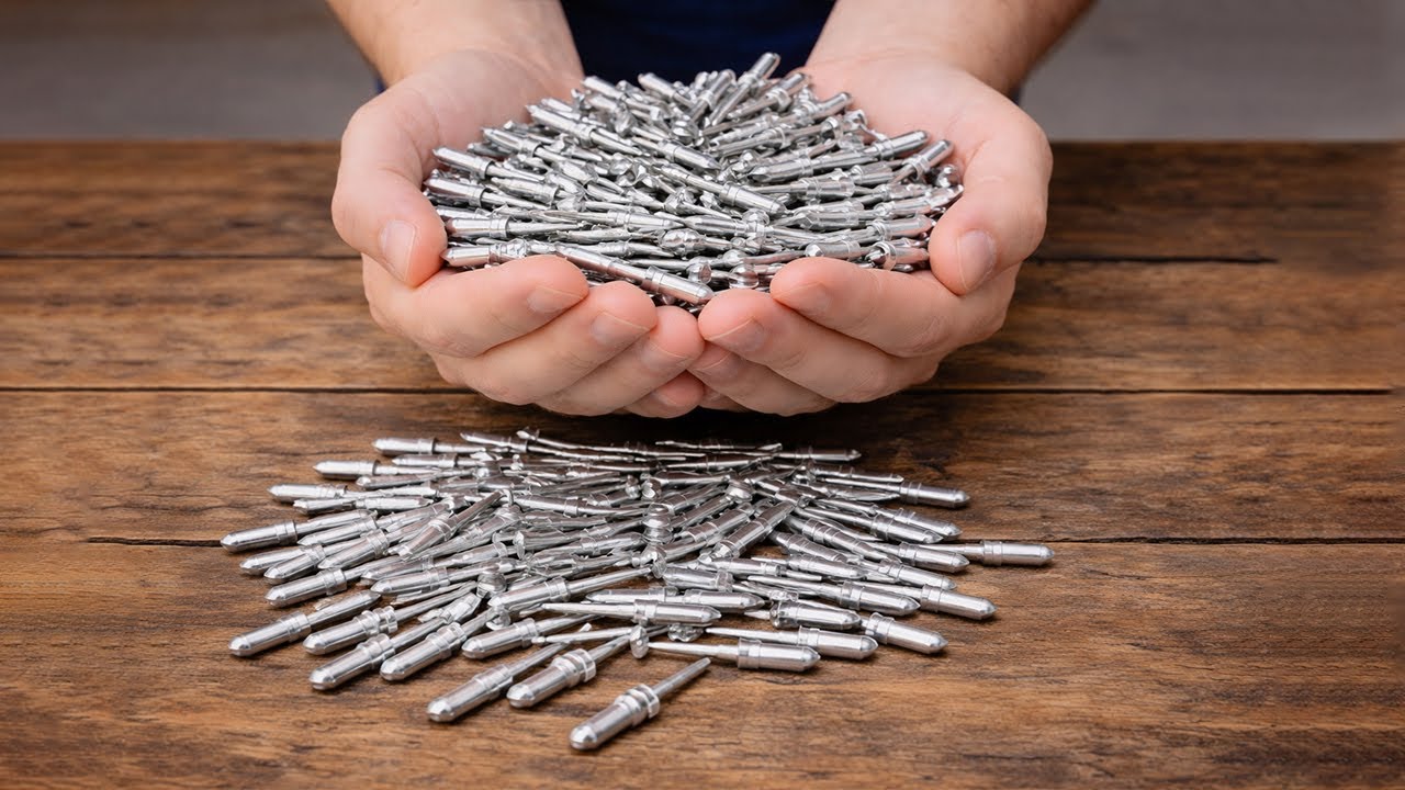 Throwing Rivets Never throw away old rivets! Millions of families need them, but nobody ...