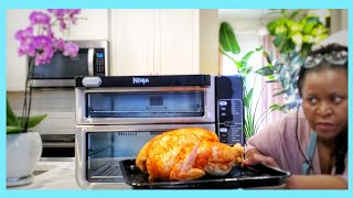 How to use the Ninja DOUBLE OVEN | Whole Roast Chicken