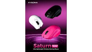 Kysona Launches Saturn Pro, Saturn SE 56 g Ergo Gaming Mice with Charging Dock