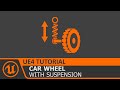 UE4 How to make Car Vehicle Wheel with Suspension using Physics in Unreal Engine 4 Tutorial