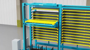 Four-row metal plate storage rack #lasercutting #storagesolutions #lasercutter