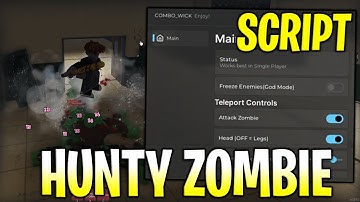 [UPDATE 3] Hunty Zombie Best Script Auto Farm & Kill Aura Roblox 2025