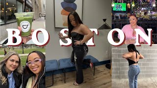 BOSTON VLOG: exploring the city, lots of matcha, best food spots & seeing family