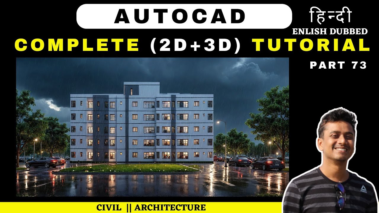 AutoCAD Complete 2D+3D Tutorial for Beginners || AutoCAD 2026 3D ...